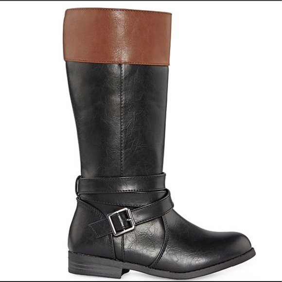 Arizona Girls Vienna Riding Block Heel Boots, 11 - Picture 4 of 5